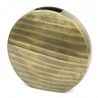 WAZON METALOWY ZŁOTY 30cm KARBOWANY