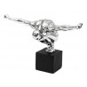 FIGURKA CZARNA SREBRNA MĘŻCZYZNA SPORTOWIEC 20x30cm