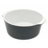 NACZYNIE DO ZAPIEKANIA 20cm SZARE BIAŁE