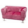 SZKATUŁKA NA BIŻUTERIĘ SOFA RÓŻOWA 23cm KANAPA