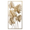 DEKORACJA ŚCIENNA ZŁOTA LIŚCIE PALMY 80x40cm