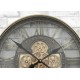 ZEGAR ZŁOTY MOSIĘŻNY AŻUROWY 54x8cm ŚCIENNY METALOWY OKRĄGŁY 60cm RETRO