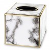 SERWETNIK BIAŁY ZŁOTY 13x13cm CHUSTECZNIK