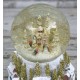 SZKLANA KULA Z POZYTYWKA ŚNIEŻNE MIASTECZKO 17x14cm FIGURKA OZDOBA ŚWIĄTECZNA