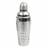 SHAKER METALOWY SREBRNY 500ml Z PRZEPISAMI