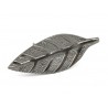 GAŁKA METALOWA DO SZUFLADY MEBLI LIŚĆ GRAFITOWA 8x3x5cm
