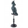 FIGURKA PAPUGA CZARNA GRAFITOWA 55cm PTAK