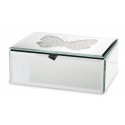 SZKATUŁKA LUSTRZANA Z LUSTER NA BIŻUTERIĘ 16x12cm z MOTYLEM GLAMOUR