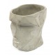 DONICZKA GŁOWA BETONOWA SZARA 23cm DONICA APOLLO 20cm TWARZ MĘŻCZYZNY