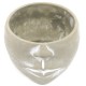 DONICZKA SZARA GŁOWA 18x11cm CEMENTOWA DONICA OSŁONKA TWARZ BETON 20CM
