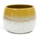 DONICZKA PORCELANOWA ŻÓŁTA ECRU 17x12cm OSŁONKA 10 15
