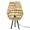 LAMPA WIKLINOWA H-35cm STYL BOHO BRĄZOWA
