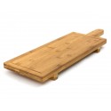 DESKA NA PRZEKĄSKI 60cm PATERA BAMBUSOWA NA NÓŻKACH
