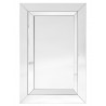 LUSTRO ŚCIENNE W LUSTRZANEJ RAMIE 120x80cm GLAMOUR