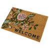 WYCIERACZKA MATA DO BUTÓW WELCOME BRĄZOWA 60x40cm KOKOS