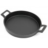 PATELNIA NACZYNIE DO ZAPIEKANIA śr 20cm ŻELIWNE CZARNE
