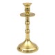 ŚWIECZNIK METALOWY ZŁOTY 22cm NA 1 ŚWIECĘ GLAMOUR 20 NOWOCZESNY