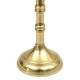 ŚWIECZNIK METALOWY ZŁOTY 22cm NA 1 ŚWIECĘ GLAMOUR 20 NOWOCZESNY