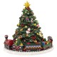 CHOINKA Z POZYTYWKĄ 16cm OBRACAJĄCA SIĘ KARUZELA FIGURKA ŚWIĄTECZNA 15CM