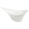 MISKA PORCELANOWA BIAŁA DO SAŁATEK CHIPSÓW 27x16cm MISA