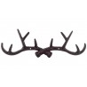 WIESZAK ŻELIWNY BRĄZOWY ROGI JELENIA 35cm