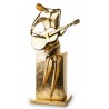 FIGURKA GITARZYSTA 45cm ZŁOTA GITARA