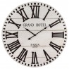 ZEGAR BIAŁY CZARNY 58cm GRAND HOTEL PARIS RETRO