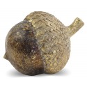 FIGURKA BRĄZOWY ZŁOTY ŻOŁĄDŹ 10x14cm DEKORACJA POLYRESIN