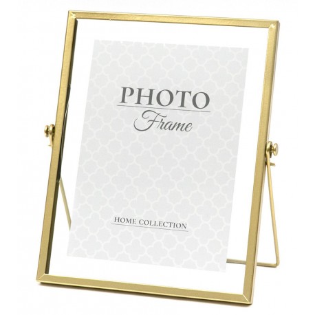 RAMKA NA ZDJĘCIE 13x18cm ZŁOTA METALOWA GLAMOUR RAMKA DO ZDJĘĆ