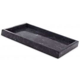 TACA PROSTOKĄTNA MARMUROWA 30x20cm CZARNA GRAFITOWA MARMUR GRANIT