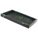 TACA PROSTOKĄTNA MARMUROWA 30x20cm ZIELONA MARMUR GRANIT