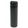 KUBEK TERMICZNY TERMOS CZARNY 450ml METALOWY ZAMYKANY