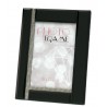 RAMKA SZKLANA Z KAMIENIAMI CZARNA NA ZDJĘCIE 10x15cm LUSTRZANA GLAMOUR