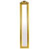 LUSTRO ŚCIENNE FAZOWANE ZŁOTE PROSTOKĄTNE 120x22cm