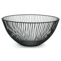 PATERA METALOWA CZARNA KOSZYK NA OWOCE 25cm LOFT