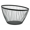 PATERA METALOWA CZARNA KOSZYK NA OWOCE 28cm LOFT
