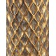 PARASOLNIK METALOWY ZŁOTY TŁOCZONY RETRO POSTARZANY STOJAK NA PARASOLE 50cm 60cm