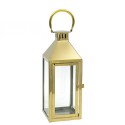 LAMPION ZŁOTY METALOWY POLEROWANY 47cm NOWOCZESNY LATARNIA 40 45