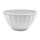 BULIONÓWKA BIAŁA 350ml KWIAT FLOWER KPL 6szt. CERAMICZNA POŁYSK MISKA
