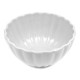 BULIONÓWKA BIAŁA 350ml KWIAT FLOWER KPL 6szt. CERAMICZNA POŁYSK MISKA