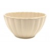 BULIONÓWKA BEŻOWA 350ml KWIAT FLOWER KPL 6szt. CERAMICZNA POŁYSK MISKA