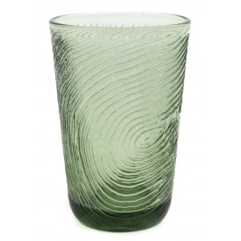 SZKLANKA ZIELONA DO LONG DRINKÓW WODY KPL 6szt. 300ml ZDOBIONA SZKLANKI