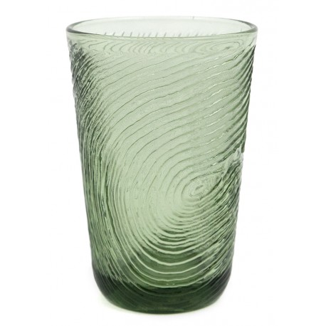 SZKLANKA ZIELONA DO LONG DRINKÓW WODY KPL 6szt. 300ml ZDOBIONA SZKLANKI