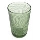 SZKLANKA ZIELONA DO LONG DRINKÓW WODY KPL 6szt. 300ml ZDOBIONA SZKLANKI