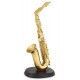 FIGURKA ZŁOTA CZARNA 28cm SAKSOFON SAXOPHONE SAX 30