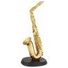 FIGURKA ZŁOTA CZARNA 28cm SAKSOFON SAXOPHONE SAX 30