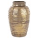 WAZON CERAMICZNY ZŁOTY SZARY 30cm FLAKON ANTYCZNY RETRO POSTARZANY