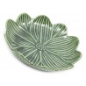 PATERA KWIAT CERAMICZNA SZKLIWIONA ZIELONA 23cm DEKORACYJNA TALERZ 20 25