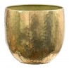 DONICZKA OSŁONKA METALOWA ZŁOTA 24x23cm RETRO POSTARZANA 20 25