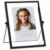 RAMKA CZARNA NA ZDJĘCIE 15x21cm METALOWA FLOAT LOFT NOWOCZESNA